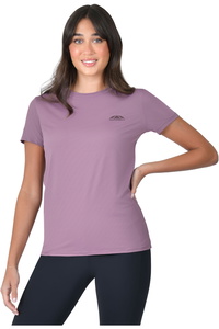 2025 Weatherbeeta Womens Relaxed UV Short Sleeve Tee 1028845 - Mauve Wine